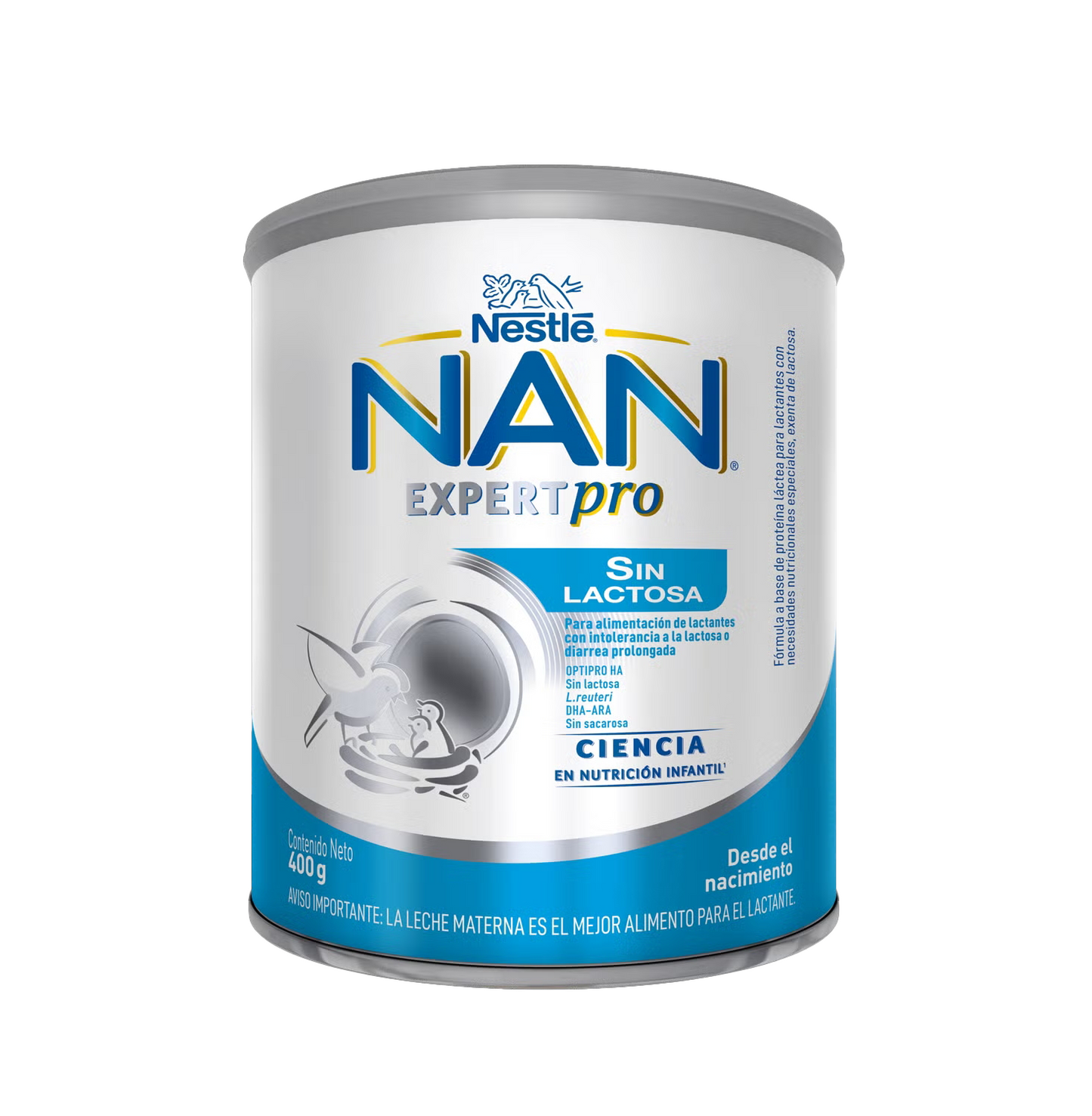 Fórmula NAN s/lactosa 400gr