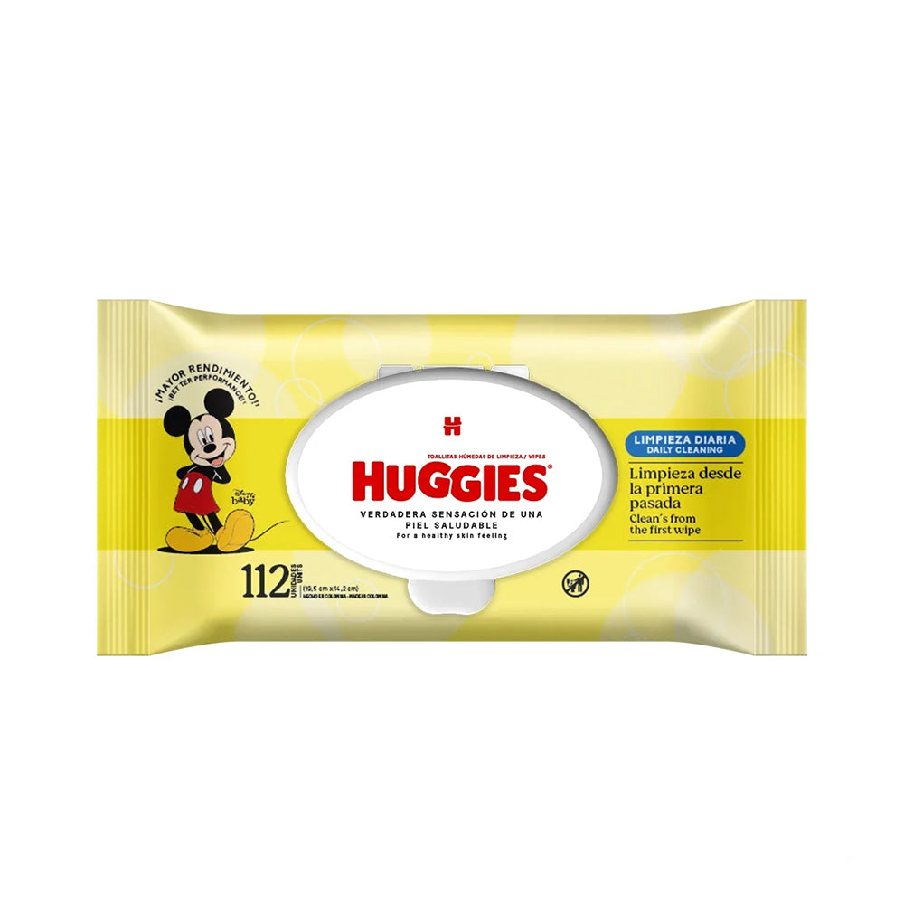 Toallitas húmedas Huggies Daily cleaning 112 un