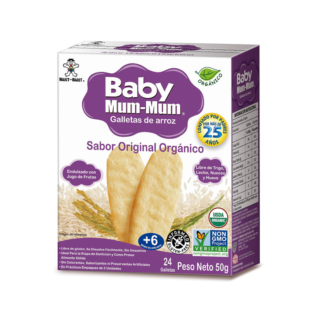 Galletas Baby Mum Mum Original Orgánico 50gr