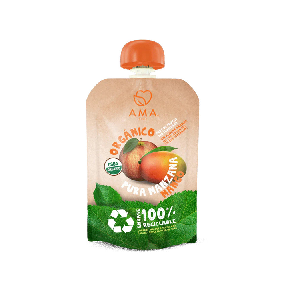 Compota Ama Time Manzana Mango Orgánico 90gr