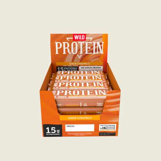 Barrita Wild Protein Caramelo 16un