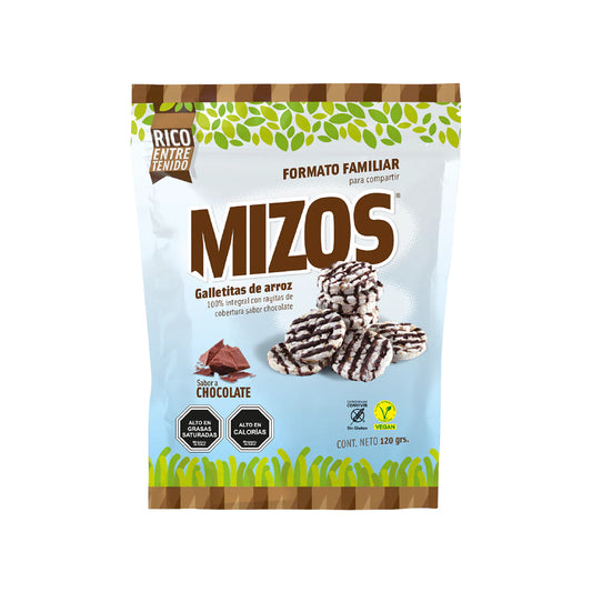Galletas de Arroz Mizos Chocolate Familiar 120gr