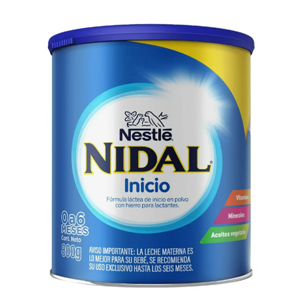 Fórmula Nidal 1 Inicio 0 a 6 Meses 800gr