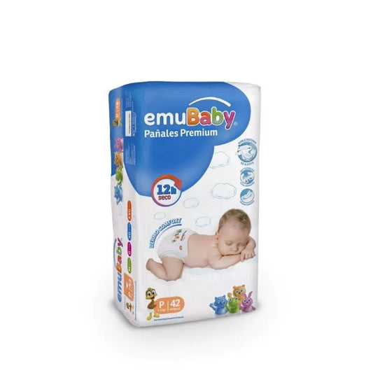 Pañal Emubaby Premium Confort P 42 un