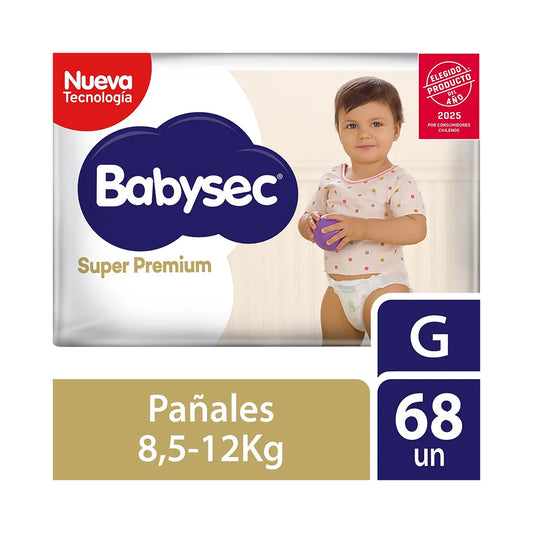 Pañal Babyec Super Premium G 68 un
