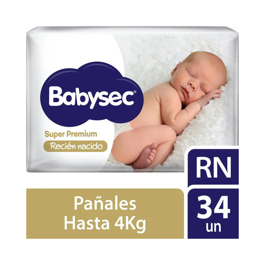 Pañal Babysec RN 34 un