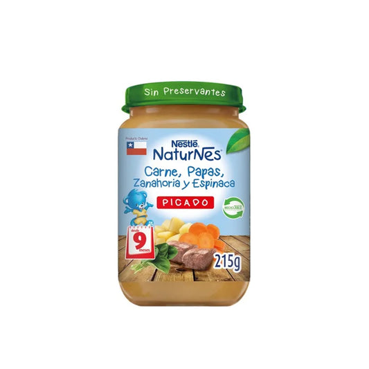 Picado Nestlé Naturnes Carne y Verduras 215gr
