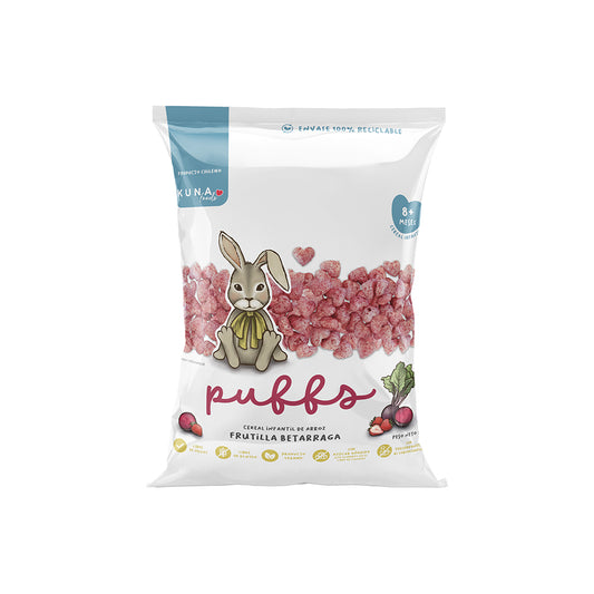Puffs Kuna Food Frutilla Betarraga Individual 10gr
