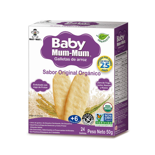 Galletas Baby Mum Mum Original Orgánico 50gr
