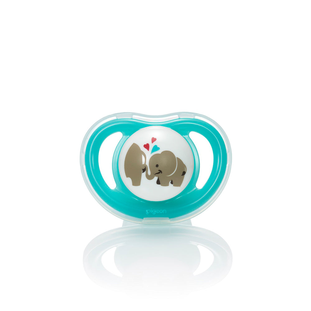 Chupete Pigeon Mini Light Tamaño M Verde