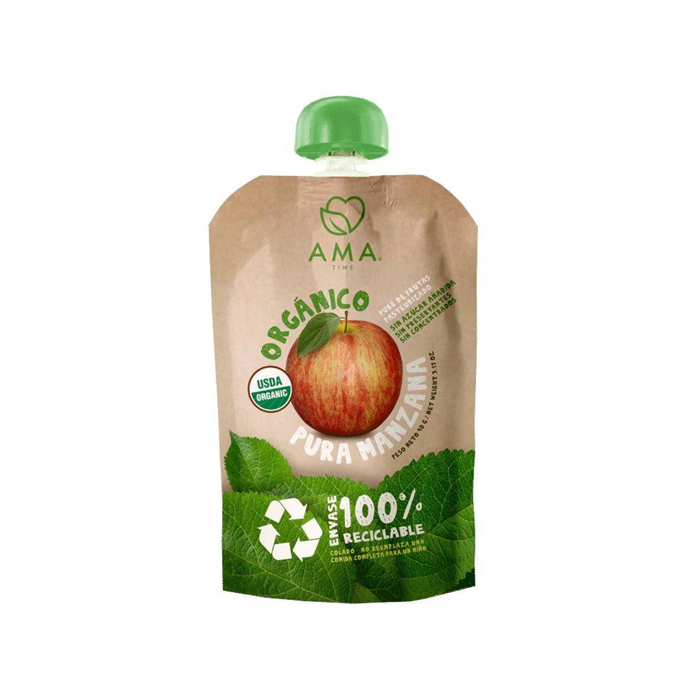 Compota Ama Time Manzana Orgánica 90gr