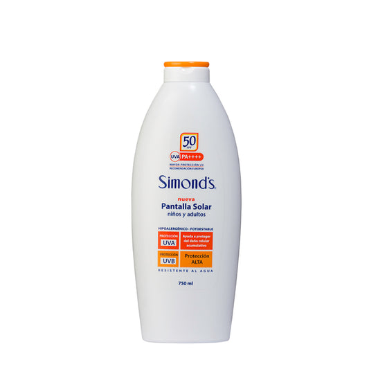 Pantalla Solar Simonds 750 ml FPS 50
