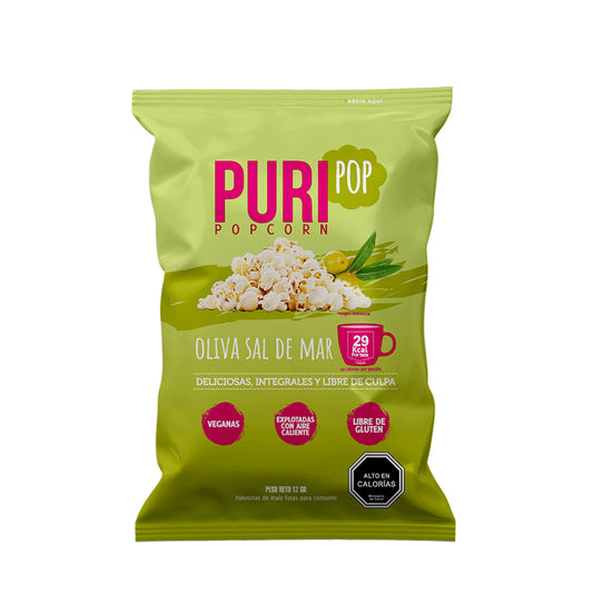Cabritas Puripop Oliva y Sal de Mar Individual 12gr